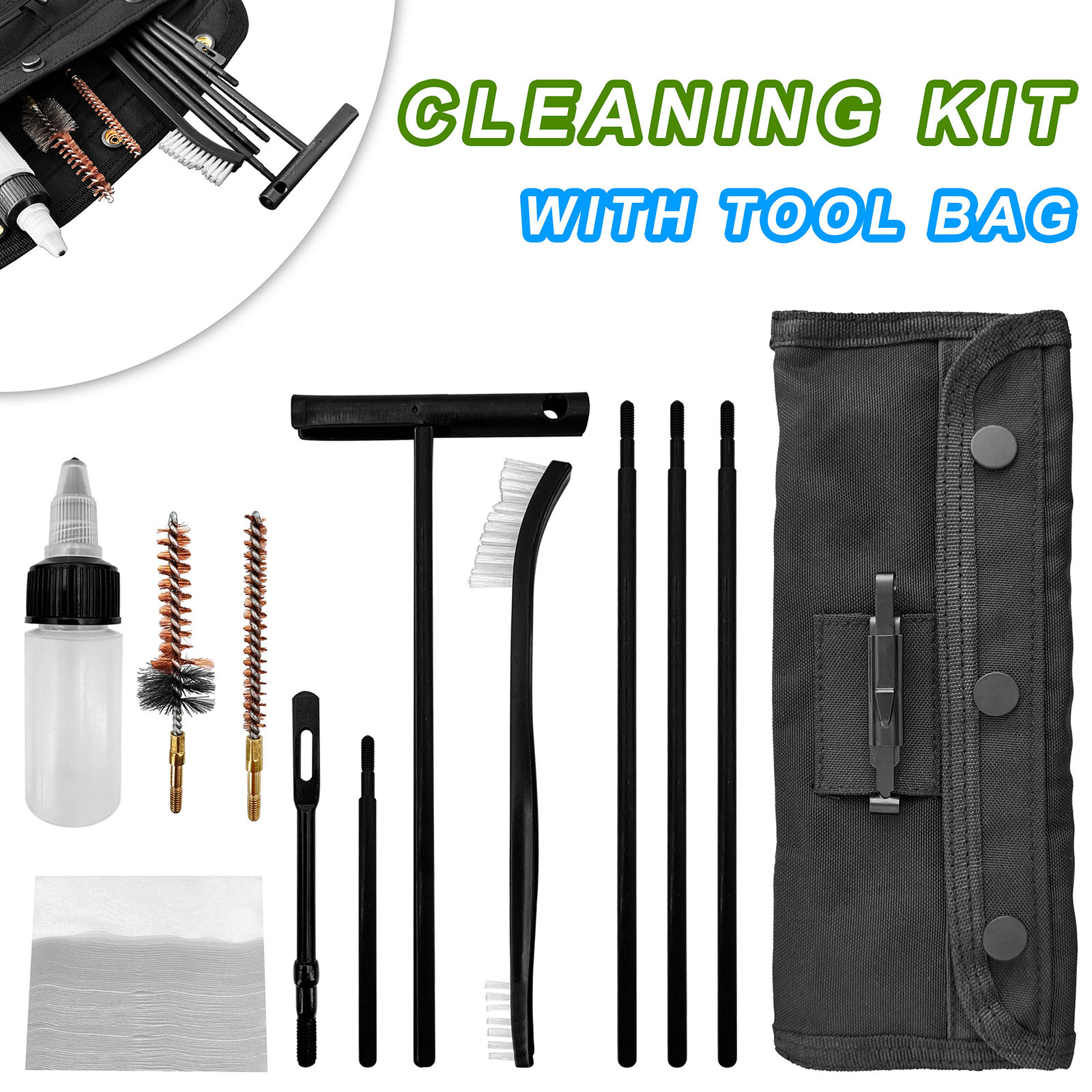 Gun Cleaning Rod - Zestaw do czyszczenia pistoletu z nylonową