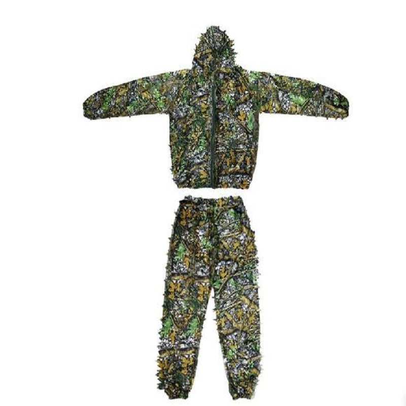 Hunting Outdoor Jacket - Odzież myśliwska 3D, kamuflaż snajperski, strój