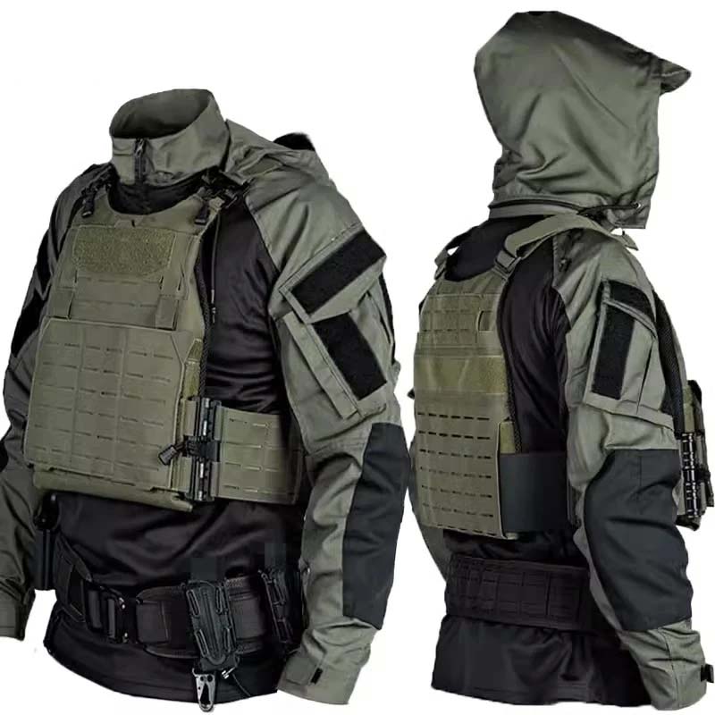 Hunting Outdoors - Męski taktyczny zestaw koszula i spodnie