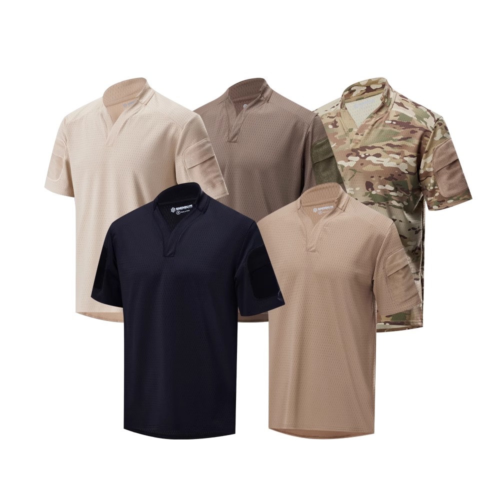 Hunting Outdoor Shirts - Koszulka taktyczna z krótkim rękawem do