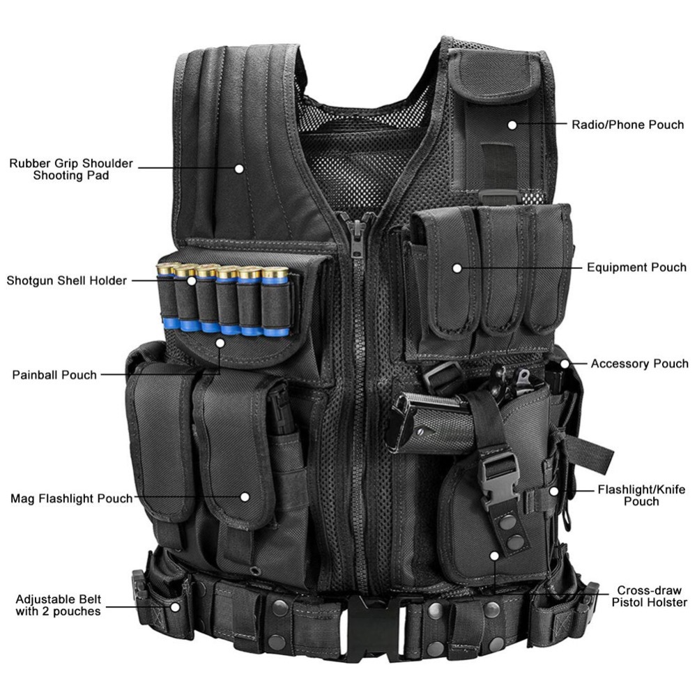 Regulowana kamizelka taktyczna – Hunting Outdoor Jacket recenzja i cena
