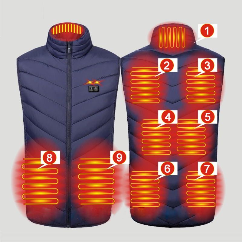 Kamizelka grzewcza zimowa z 9  – Outdoor Hunting Heater recenzja i cena