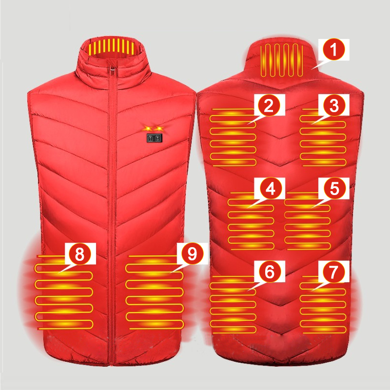 Kamizelka grzewcza zimowa z 9  – Outdoor Hunting Heater recenzja i cena
