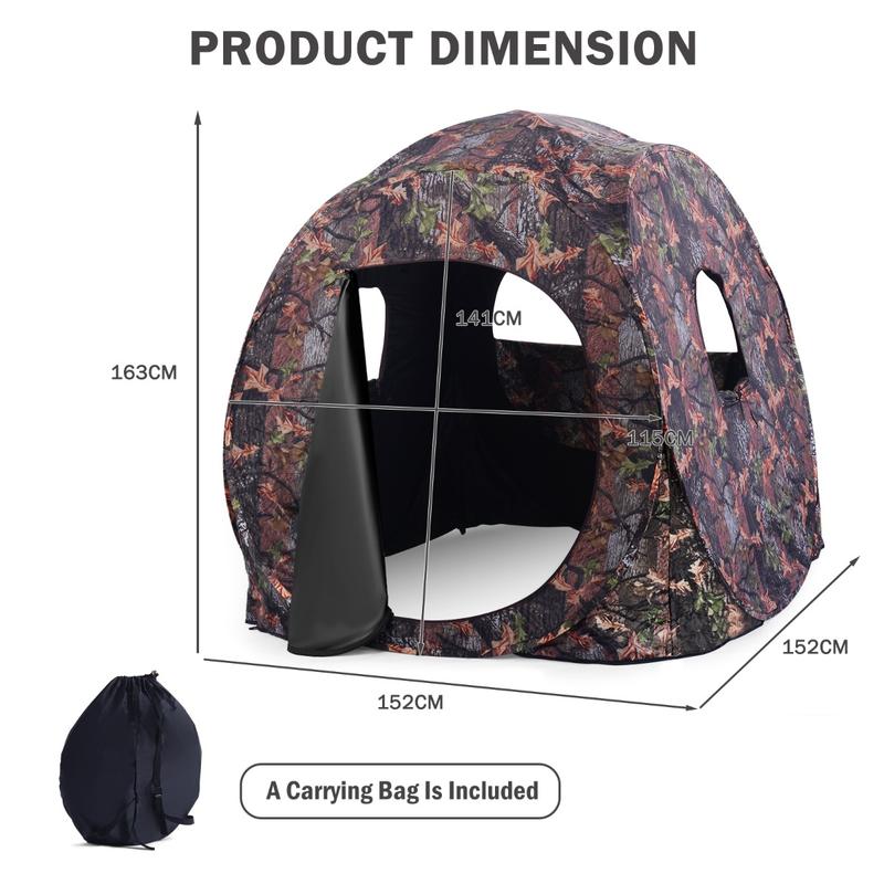 Namiot myśliwski dla 3 osób, r – Hunting Outdoors recenzja i cena