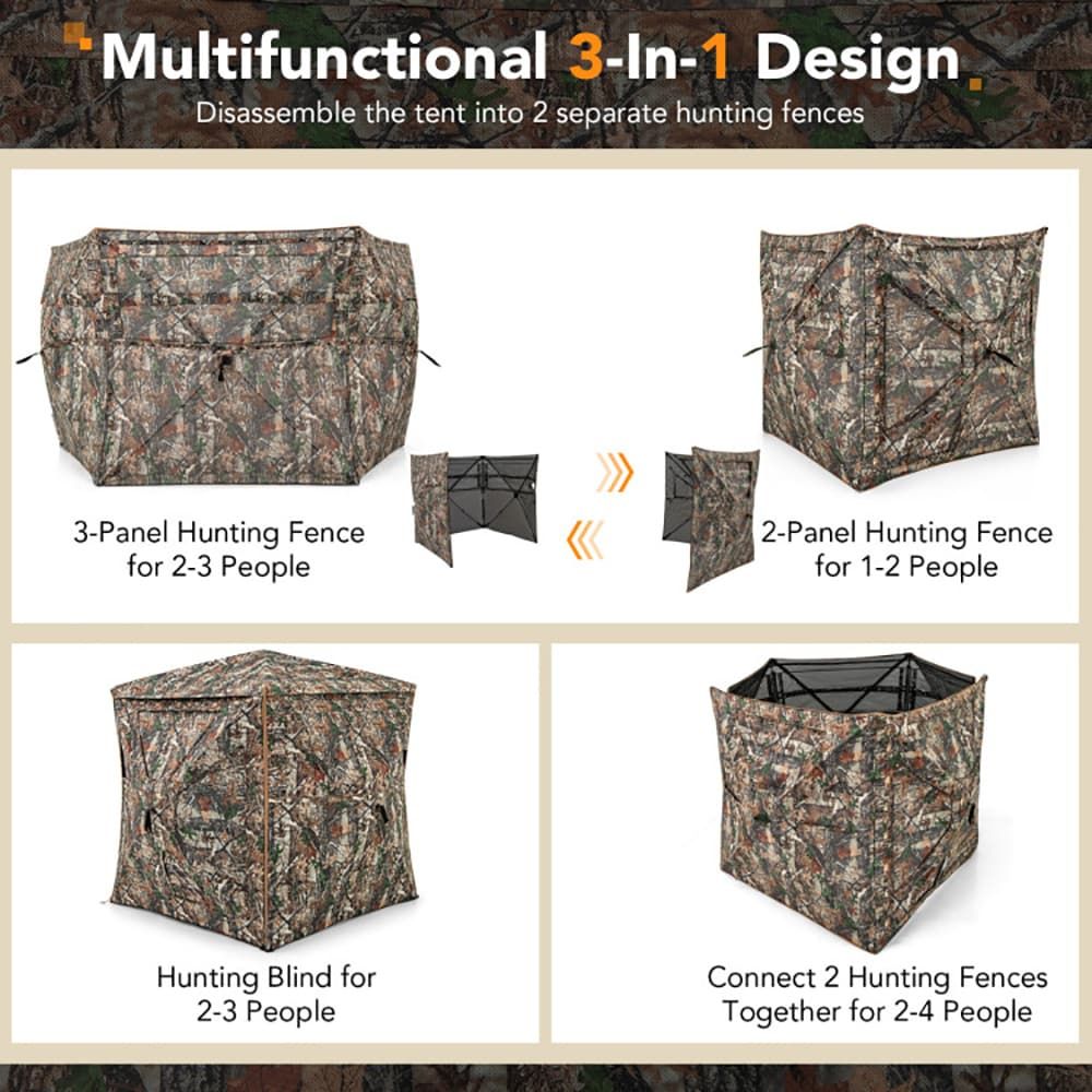 5-w-1 Odłączana budka myśliwsk – Hunting Outdoors recenzja i cena