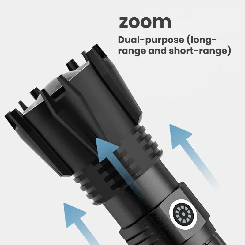 Latarka LED P90 o dużej mocy,  – Hunting Outdoors recenzja i cena