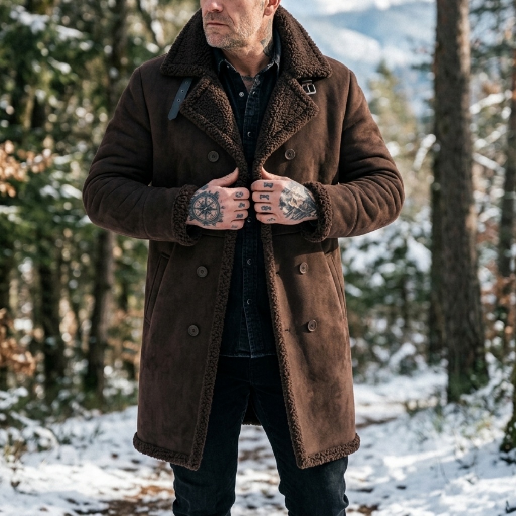 Męska kurtka zimowa z imitacji – Hunting Outdoor Jacket recenzja i cena
