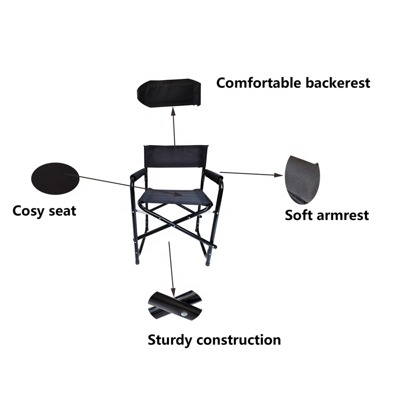 Krzesło reżyserskie składane,  – Hunting And Fishing Outdoor Chairs recenzja i cena