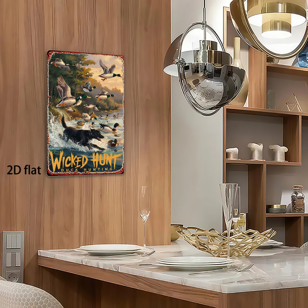 2D Płaski Metalowy Obraz na Śc – Wildman Hunting & Outdoor Robertson recenzja i cena