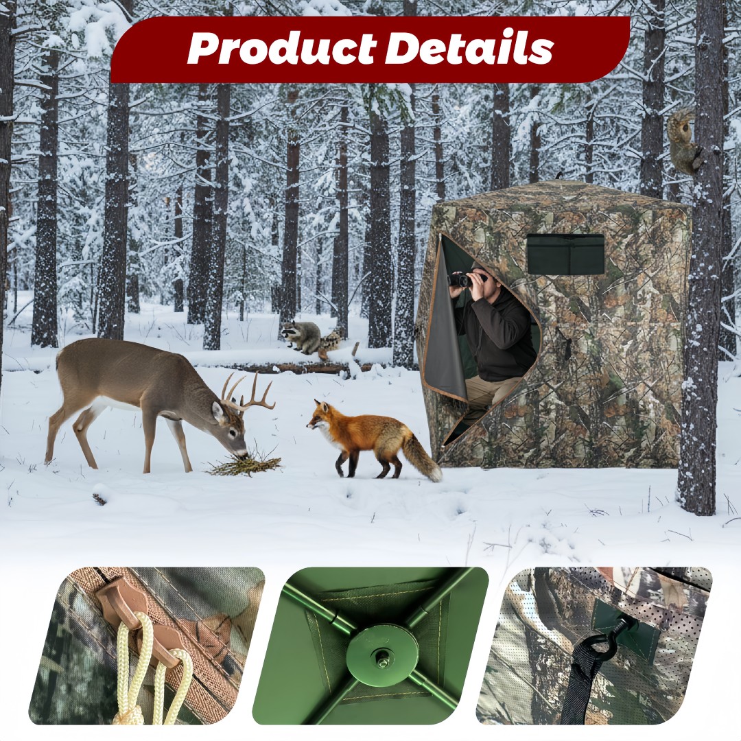Kamuflażowa namiotowa budka my – Hunting Outdoors recenzja i cena