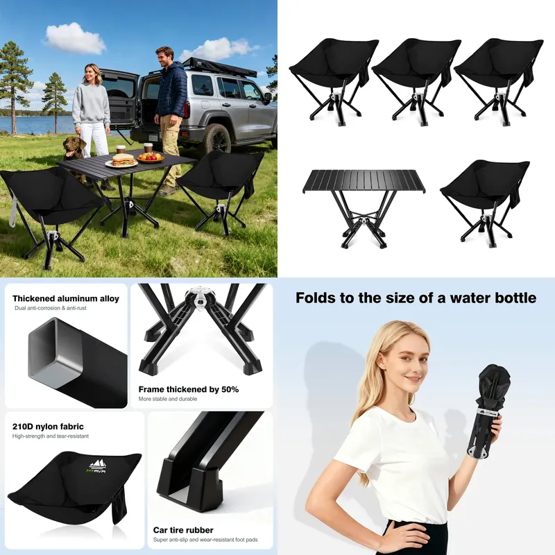 Wytrzymałe aluminiowe krzesło  – Hunting And Fishing Outdoor Chairs recenzja i cena