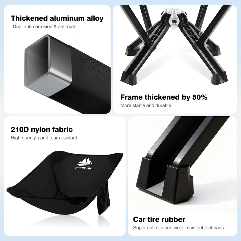 Wytrzymałe aluminiowe krzesło  – Hunting And Fishing Outdoor Chairs recenzja i cena