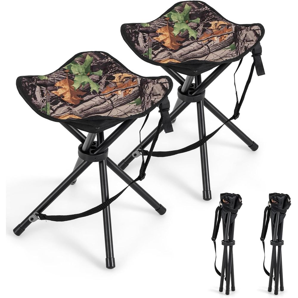 2 sztuki przenośnych, lekkich  – Hunting And Fishing Outdoor Chairs recenzja i cena