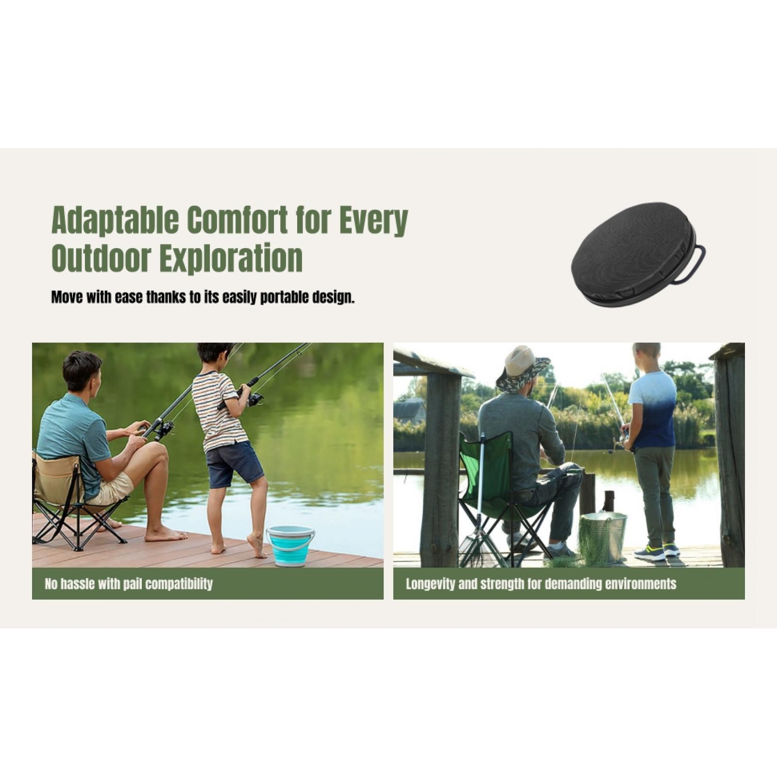 Obrotowe krzesło wędkarskie 36 – Hunting And Fishing Outdoor Chairs recenzja i cena