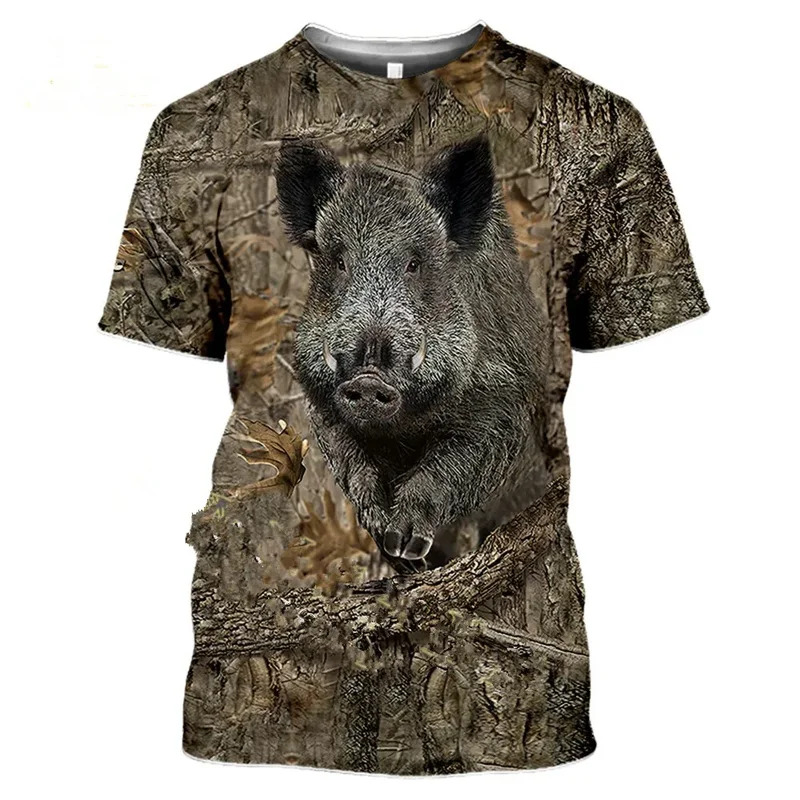 Koszulka 3D z kamuflażem, moty – Wildman Hunting & Outdoor Robertson recenzja i cena