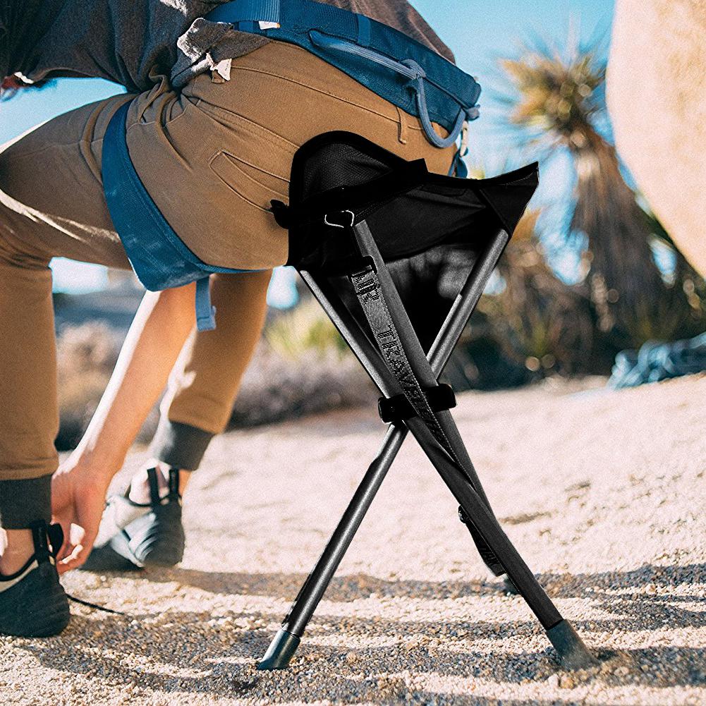 Przenośny stołek trójnóg skład – Hunting And Fishing Outdoor Chairs recenzja i cena